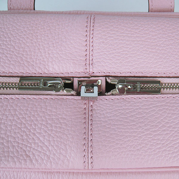 Best Replica Hermes Victoria Cowskin Leather Bags 2010 Pink H2802